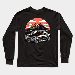 JDM car Japanese Retro Car Racing Drifting Legend Tuning Long Sleeve T-Shirt